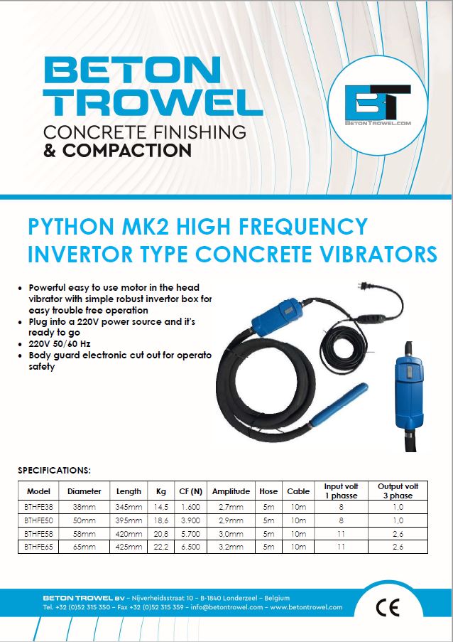 Python MK2 High Frequency convertors BTHFE