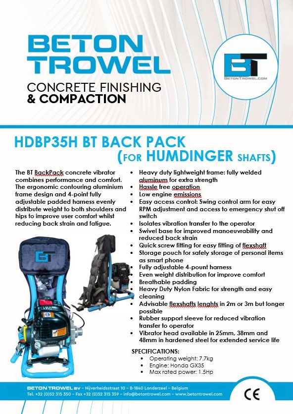 HDBP35H BT Back Pack