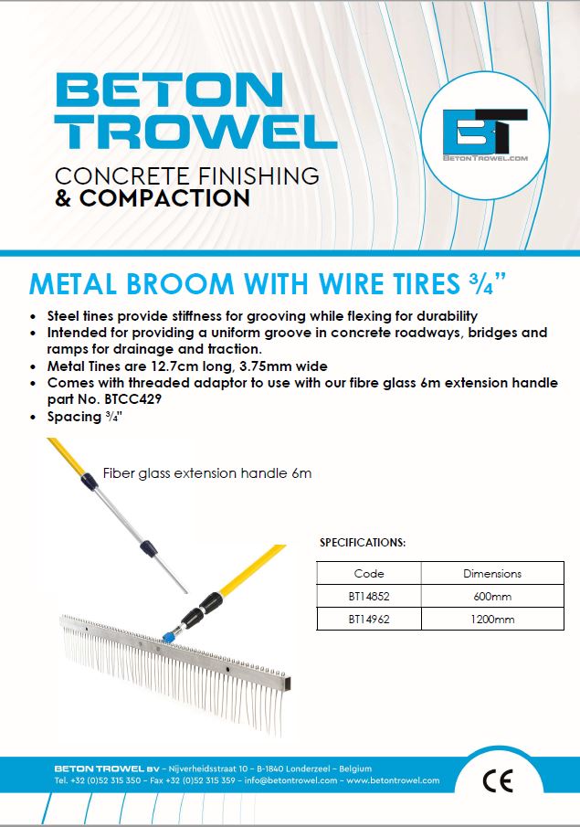 Metal Tine Brooms